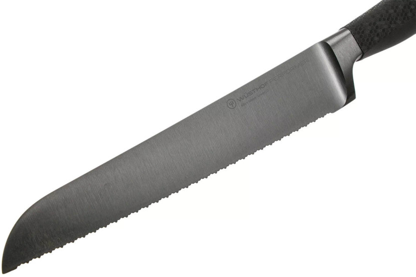 Faca Faca de pão Wusthof Performer 23cm lâmina micro serrilhada com revestimento anti-riscos