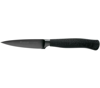 Wusthof Performer kuorintaveitsi 9cm terä mustalla naarmuuntumattomalla pinnoitteella