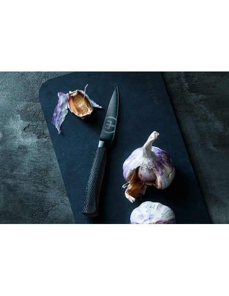 Wusthof Performer paring knife 9cm blade with black anti-scratch coating