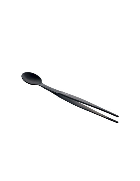 Pinça para molhos com colher integrada Triângulo em aço inoxidável 17cm
