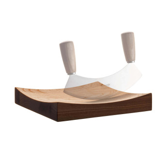 Tabla de cortar triangular de fresno 23x23x4cm 2