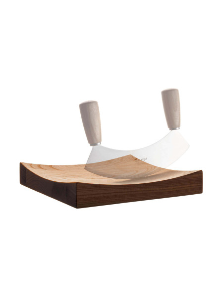 Schneidebrett für Hackbrett Triangel aus Eschenholz 23x23x4cm