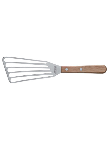 Espátula triangular con mango de madera de cerezo 29cm
