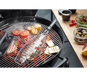 Grelhador de peixe em aço inoxidável Gefu para churrasco 2
