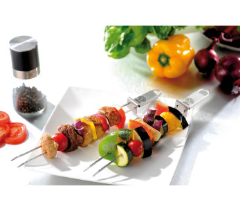 Set di 2 spiedini doppi Gefu Twinco in acciaio inox 2