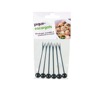 Set di 6 grimaldelli per lumache in acciaio inox 2