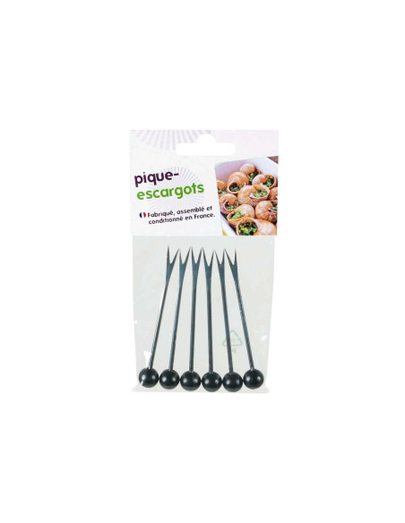 Set di 6 grimaldelli per lumache in acciaio inox