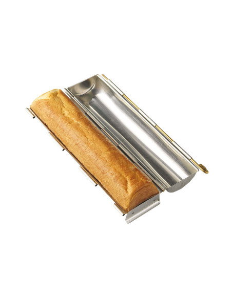 Ronde roestvrijstalen toastvorm Ø7x30cm