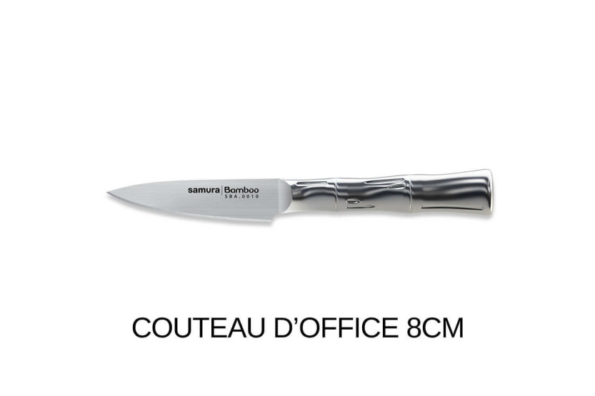 Messerset Samura Bamboo 3 Messer komplett aus Edelstahl AUS8: Office + Universal + Chef