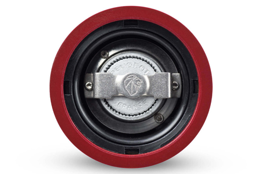 Peugeot Paris U'Select macinapepe manuale in legno laccato rosso