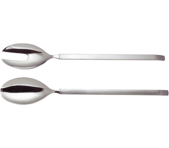 Alessi Dry 18/10 roestvrijstalen slabestek met gesatineerde grepen 30cm design van Achille Castiglioni