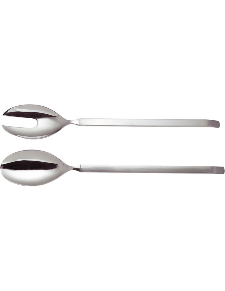 Alessi Dry, insalatiera in acciaio inossidabile 18/10 con manici satinati da 30 cm design di Achille Castiglioni
