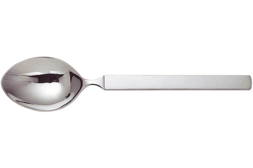 24 place settings Alessi Dry 18/10 stainless steel satin-finish handles designed by Achille Castiglioni