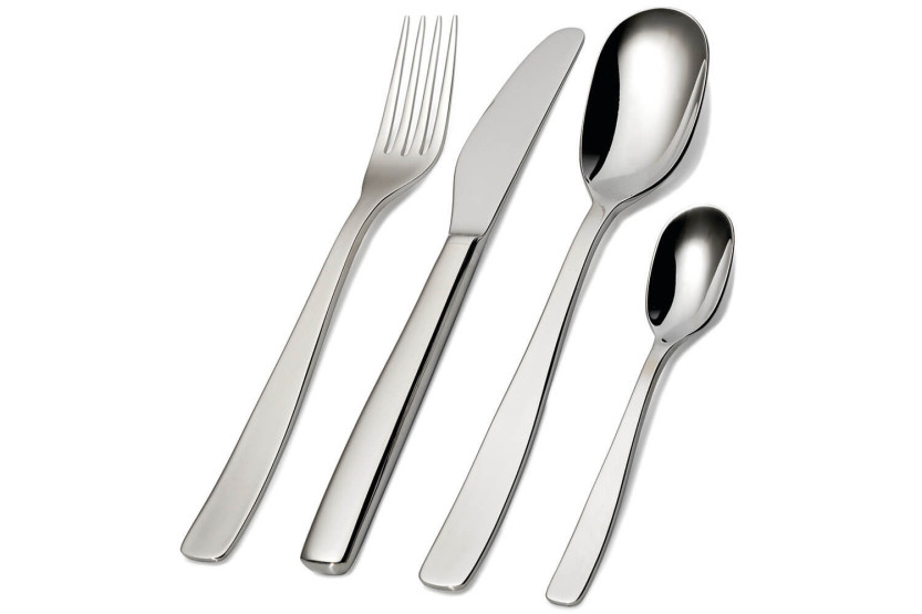 24 kuverter Alessi Knifeforkspoon 18/10 rustfritt stål design av Jasper Morrison