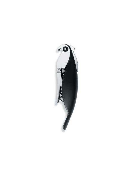 Alessi Parrot kurkentrekker sommelier ontwerp door Alessandro Mendini