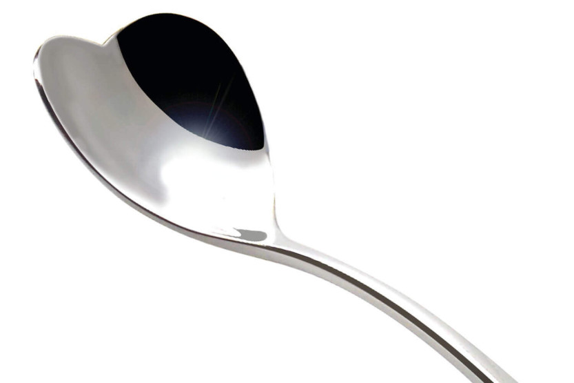 Set bestehend aus 4 Eislöffeln Herz Alessi Big Love 17cm Edelstahl 18/10 Design by Miriam Mirri