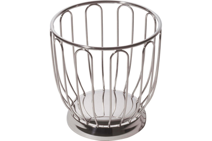 Alessi Memories 22 cm fruktkorg i 18/10 rostfritt stål designad av Alberto Alessi