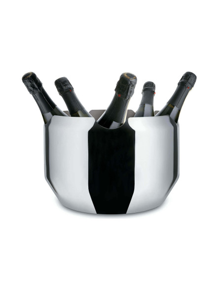 Alessi Noè champagnebøtte i 18/10 rustfritt stål designet av Giulio Iacchetti