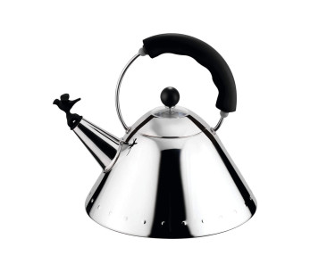 Alessi Oisillon Induktions-Wasserkocher aus Edelstahl 18/10 Design by Michael Graves