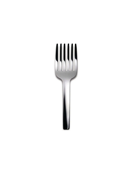 Fourchette spaghetti Alessi Tibidabo tout acier inox design par Kristiina Lassus