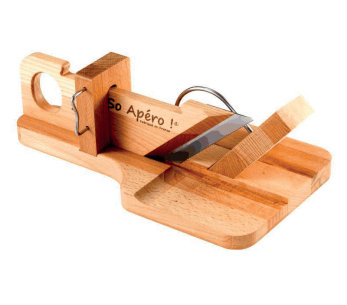 SO APERO ! Taglierina per salsicce in legno 100% francese