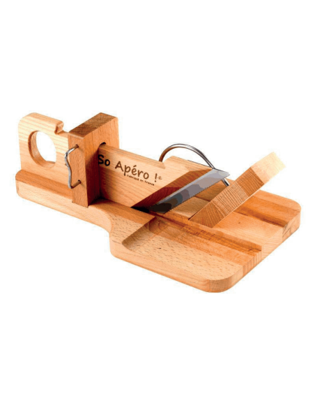 SO APERO ! wooden sausage guillotine 100% French