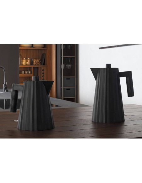 Elstol Alessi Plissé noire design par Michele De Lucchi