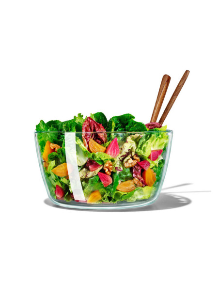 Centrifugadora de ensalada de cristal OXO - 26cm