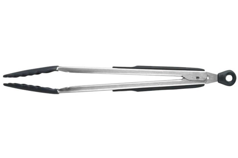 Pinça de servir OXO em aço inoxidável e silicone 30cm