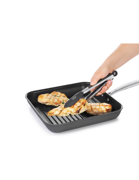 Pinze da portata OXO in acciaio inox e silicone 30 cm