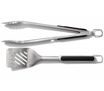 Conjunto de 2 Utensilios de churrasco OXO - Espátula e pinça