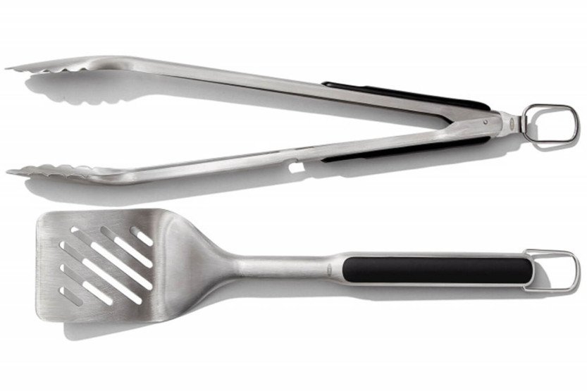 Set de 2 Utensilios para barbacoa OXO - Espátula y pinzas