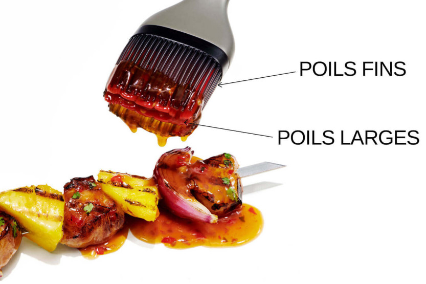 OXO marinadborste i silikon för grillning