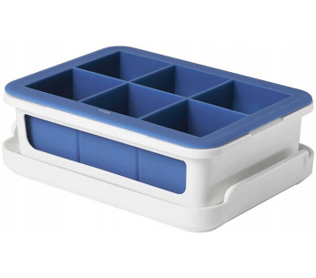 OXO XL isbitbrett i silikon med lokk - 18,4x13x3,6 cm