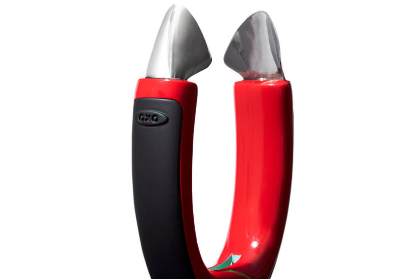 OXO red burr cutter med tång i rostfritt stål