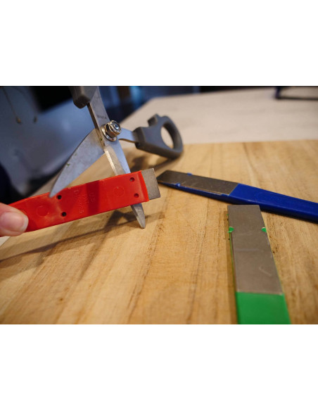 Sett med 3 DMT Dia-Sharp Mini-Hone manuelle diamantslipere, 325/600/1200 korn