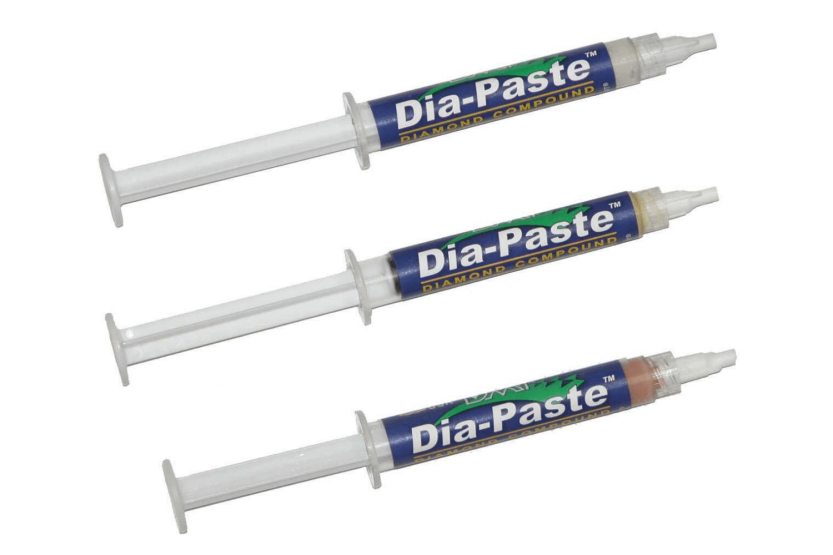 Conjunto de 3 seringas de pasta de polimento diamantada DMT Dia-Paste 1, 3 e 6 microns