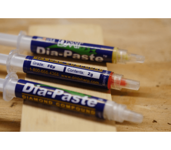 Conjunto de 3 seringas de pasta de polimento diamantada DMT Dia-Paste 1, 3 e 6 microns 2