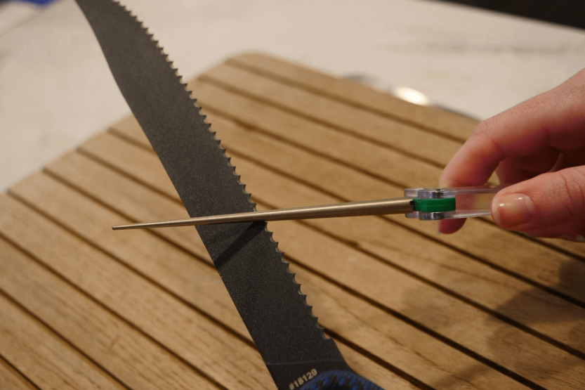 DMT Diafold slibepistol 11,3 cm finkornet diamantbit til savtakket kniv