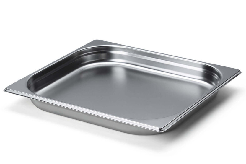 Gastronomieschale aus Edelstahl für Continenta-Schneidebrett - 35,5x32,5x4cm