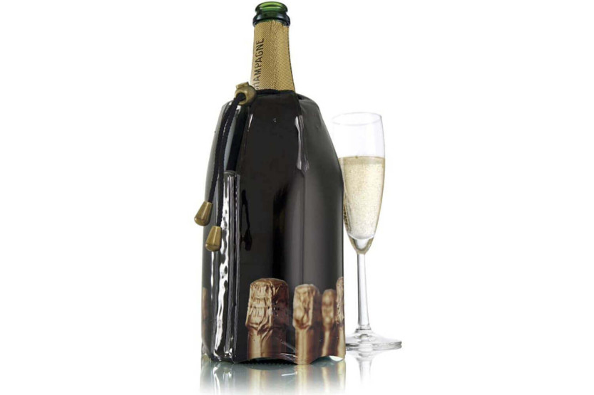 Raffreddatore di ghiaccio rapido Vacu Vin per bottiglie di champagne