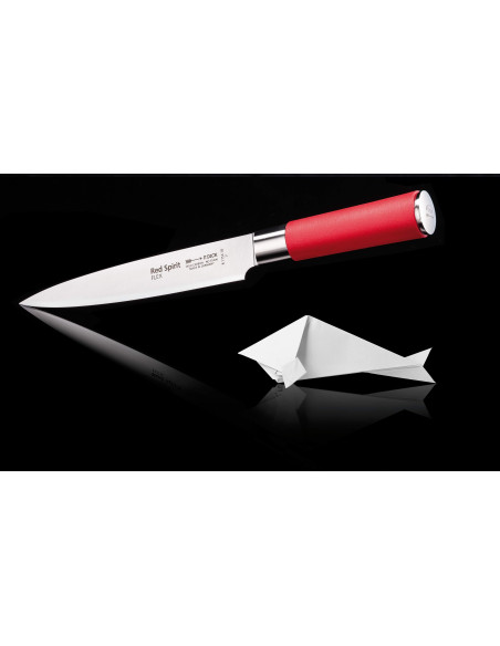 DICK Red Spirit fleksibel filet de sole-kniv i rustfritt stål 18 cm med rødt skaft