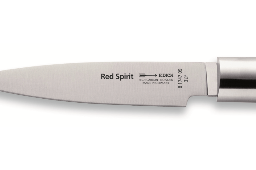 Cuchillo fileteador de lenguado DICK Red Spirit flexible de acero inoxidable de 18 cm con mango rojo
