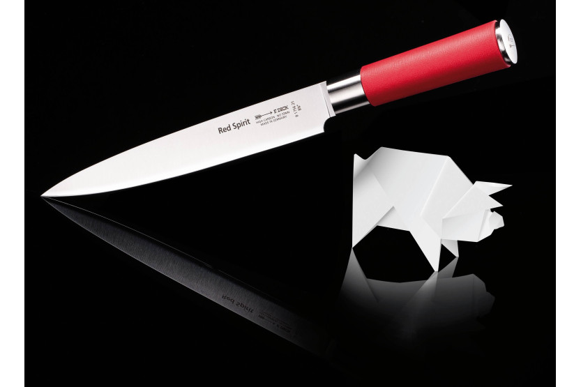 DICK Red Spirit coltello per affettare in acciaio inox 21 cm manico rosso