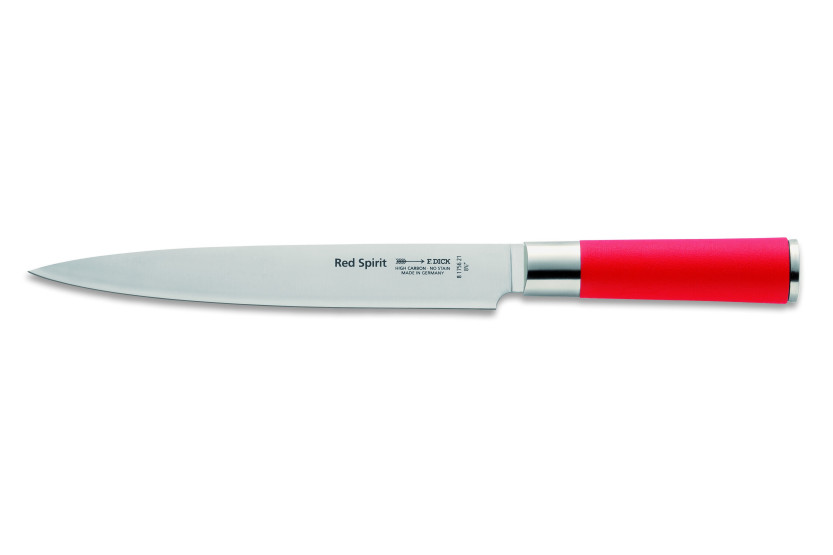 DICK Red Spirit coltello per affettare in acciaio inox 21 cm manico rosso