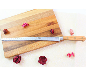 Cuchillo salmonero forjado Sabatier Ideal Elefante 30cm Mango de madera de olivo 2