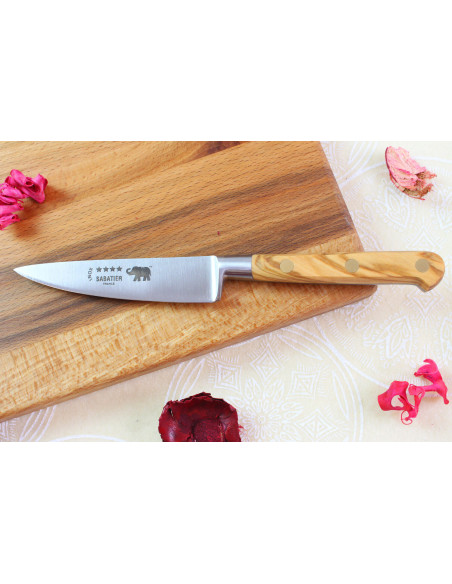 Sabatier Ideal Forged Elephant spelucchino 10cm Manico in legno d'ulivo