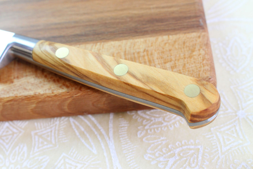 Cuchillo de pelar Sabatier Ideal Forjado Elefante 10cm Mango de madera de olivo