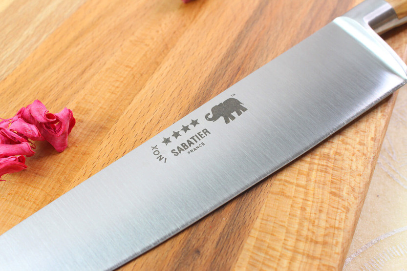 Chef ' s knife Sabatier Ideal Elephant Forged 20cm Olive wood handle