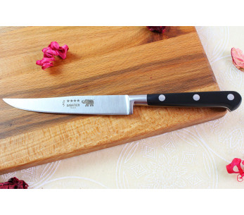 Sabatier Ideal Elephant Cuchillo forjado 13cm hoja lisa mango nylon negro 2